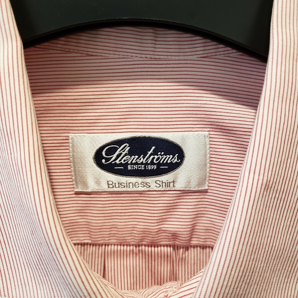 Stenstroms Mens Fitted Buttoned up Long Sleeve Shirt - Men's sz 41 Large - Picture 4 of 9